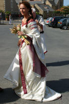 Robe de mariée elfique pour un mariage médiéval