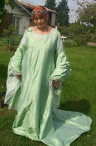 La robe de mariée celtique de Dame Morgan