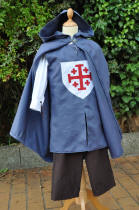 Cape médiévale de chevalier pour enfant