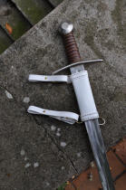 baudrier blanc pour épée