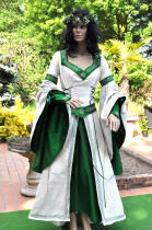 La robe de mariée celtique de  Dame Charlène