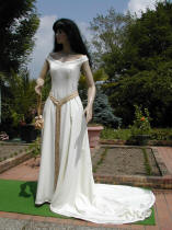 Robe de mariée elfique, sans manches
