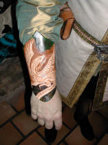 Canons d'avant-bras elfique, avec dragon ailé