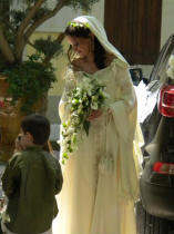La robe de marie elfique de Dame Chantal