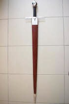 Fourreau d'épée médiévale en cuir