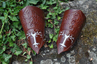 Canons d'avant-bras, inspiré de ceux d'Elessar, Seigneur des anneaux