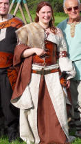 La robe de mariée viking de Dame Maeva