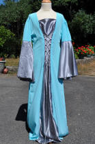 Robe elfique bicolore pour fillette