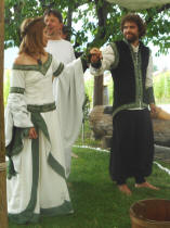 le mariage druidique de  Dame Nathalie et Sieur Christian